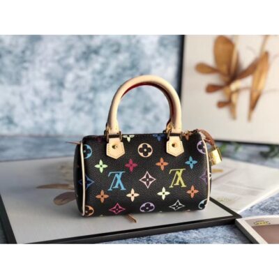 Replica Louis Vuitton Monogram Multicolor Mano Speedy M92644 M92645